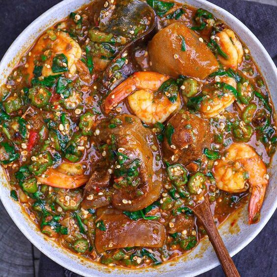 Egusi with Assorted